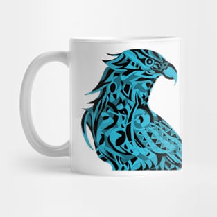 the falcon in ecopop mexican pattern art bird Mug